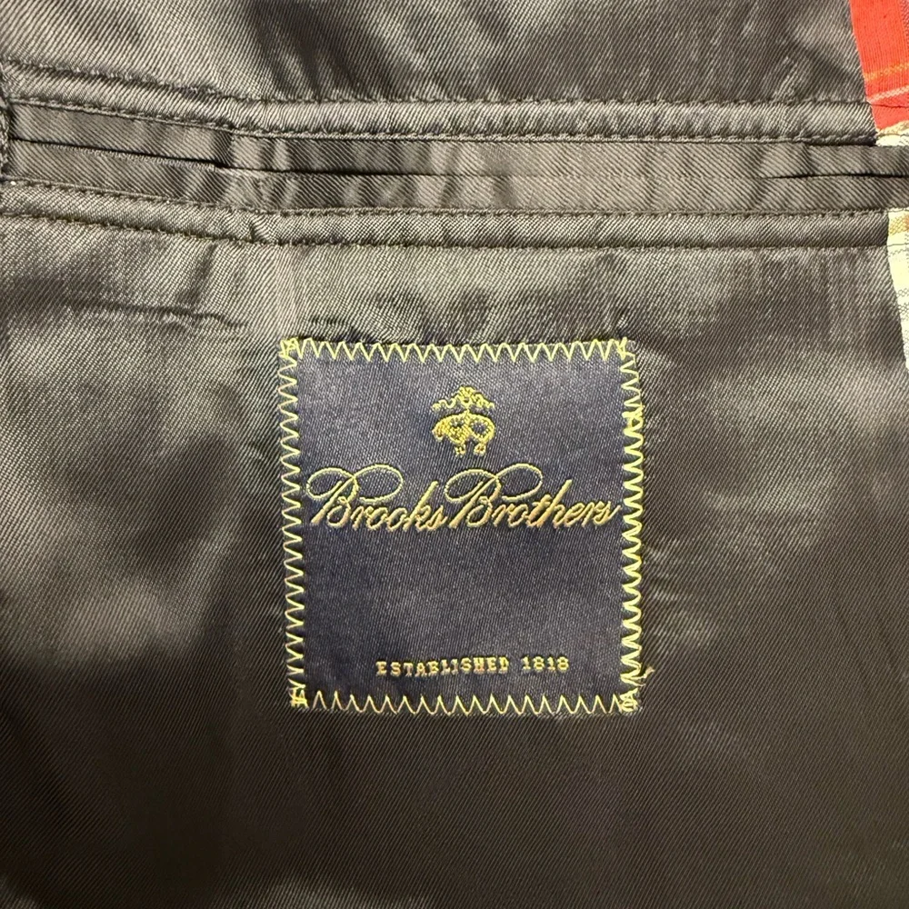 Brooks Brothers Patchwork Plaid Blazer - Picture 5 of 5